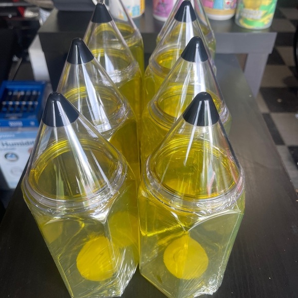School Pencil Shaped Jar Made by QTOP, Yellow
Plastic,1 Piece - Picture 4 of 12